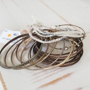 Copper bangle set